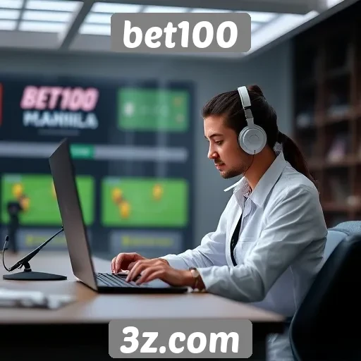 Atendimento ao cliente no site bet100