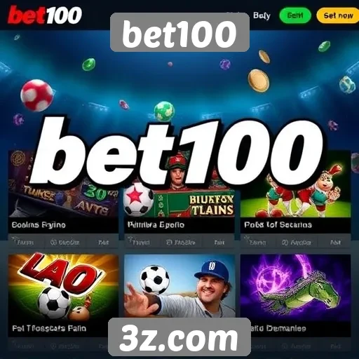 Variedade de jogos oferecidos pelo bet100